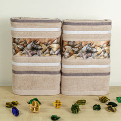 Oriental 450 GSM Hand Towel Set Of 2 | Ultra Soft & Highly Absorbent Towels