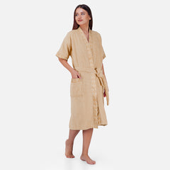 Sakura Women 420 GSM Cotton Bathrobe