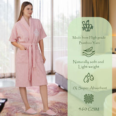 Rangoli Royal Bamboo Bathrobe for Women - Rangoli