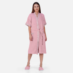 Sakura Women 420 GSM Cotton Bathrobe