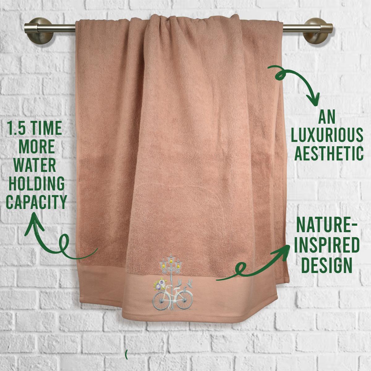 Martin 540 GSM Bath Towel | 100% Cotton - Rangoli
