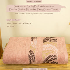 Morgan 470 GSM 100% Cotton Bath Towel