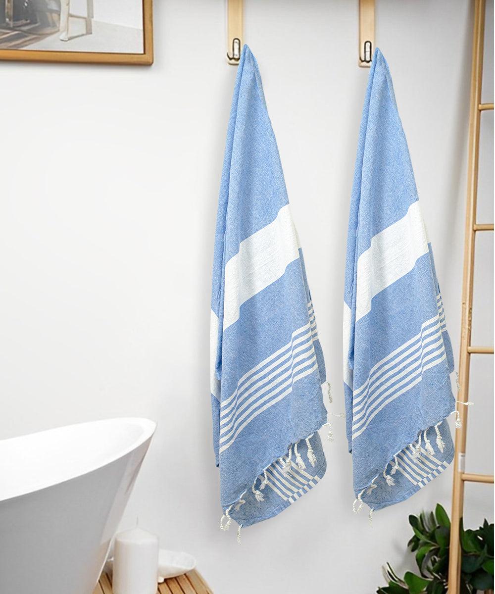 Cotton Bath Towel For Unisex Set of 2, 200 GSM (165L X 85W)