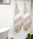 Cotton Bath Towel For Unisex Set of 2, 200 GSM (165L X 85W)