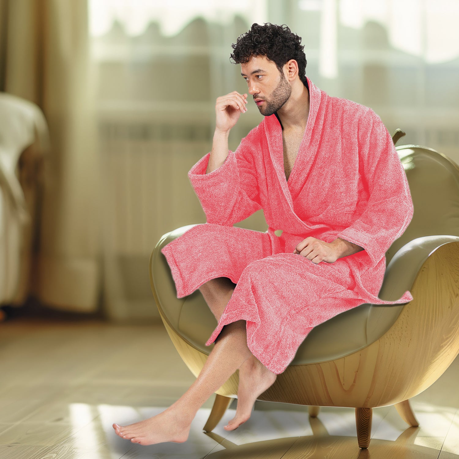 Canningvale 550 GSM Cotton Bathrobe For Men