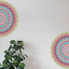 Designer Mandala Wall Stickers (65 x 35 cm) - Rangoli