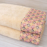 Prima Lace 100% Cotton Hand Towel Set of 2 | Ultra Soft, Highly Absorbent Luxurious Towels - Rangoli
