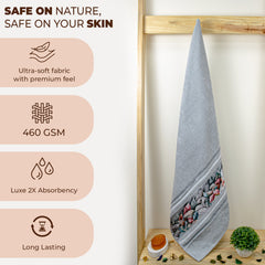 Oriental 450 GSM Cotton Bath Towel (Size: 71x147 CM)