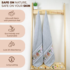 Regal 460 GSM Bath Towels Set Of 2 | Ultra Soft & Highly Absorbent Towels