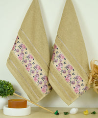 Rangoli Victoria 100% Cotton Hand Towel | Ultra Soft, Super Absorbent Luxurious Towels