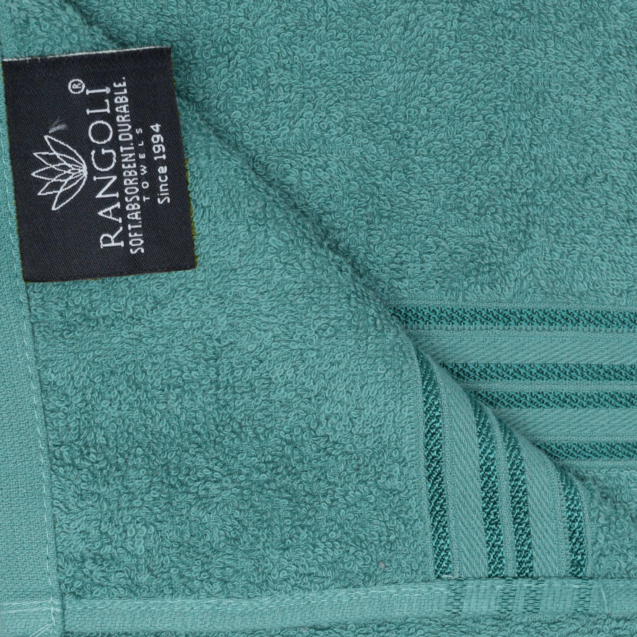 Super Comfy 100% Cotton Towel Set of 4 | Ultra Soft, Lightweight and Quick Drying Towels - Rangoli