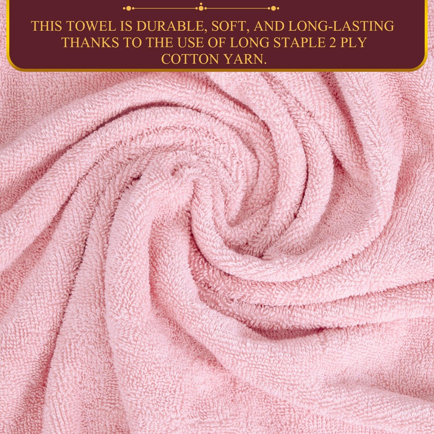 Regal Hand Towel Set Of 3 | Ultra Soft & Highly Absorbent Towels | Light Beige, Grey, Peach - Rangoli