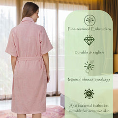 Rangoli Royal Bamboo Bathrobe for Women - Rangoli