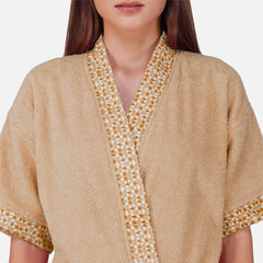 Sakura Women 420 GSM Cotton Bathrobe