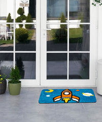 Rangoli Super Soft  Kids Rug (40x60 cm) Microfiber 2500 GSM Door Mat Super Absorbent Anti Skid Mats for Bathroom/Bedroom/Kitchen/Door Mat/Floor Mat