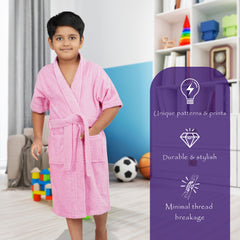 Rangoli Kids Mini Noble Cotton Bathrobe 400 GSM for Girl and Boys