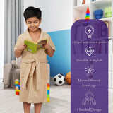 Kids Mini Noble Cotton Bathrobe 400 GSM - Rangoli