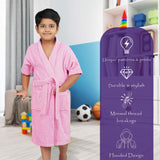 Kids Mini Noble Cotton Bathrobe 400 GSM - Rangoli