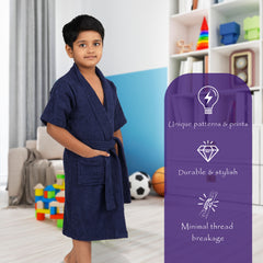 Rangoli Kids Mini Noble Cotton Bathrobe 400 GSM for Girl and Boys