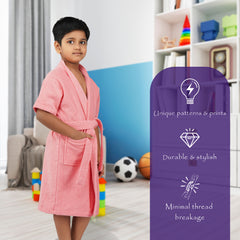 Rangoli Kids Mini Noble Cotton Bathrobe 400 GSM for Girl and Boys