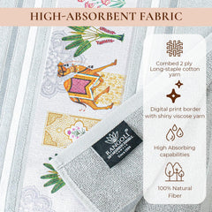 Regal 460 GSM Bath Towels Set Of 2 | Ultra Soft & Highly Absorbent Towels