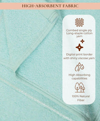 Rangoli Victoria 100% Cotton Bath Towel Set of 3 | Ultra Soft, Super Absorbent Luxurious Towels