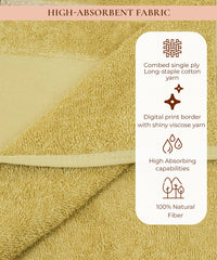 Rangoli Victoria 100% Cotton Hand Towel | Ultra Soft, Super Absorbent Luxurious Towels