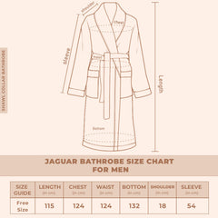 Rangoli Jaguar Cotton Bathrobe for Men