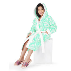 Jacquard Kids Bathrobe 400 GSM - Rangoli