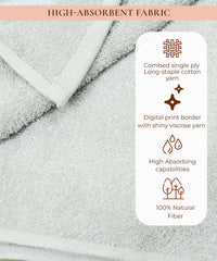 Rangoli Victoria 100% Cotton Hand Towel | Ultra Soft, Super Absorbent Luxurious Towels