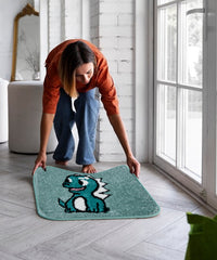 Baby Dinosaur  2500 GSM Door Mat (40x60 cm)