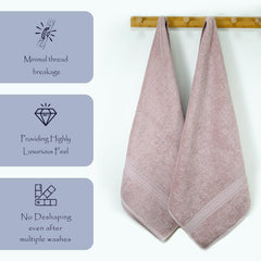 Trio 100% Cotton Bath Towel Set of 2 (550 GSM)