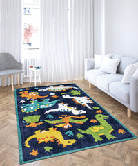 Jungle Animals Design 2500 GSM Kids Room Rug (100 x 150 cm)