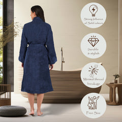 Canningvale  550 GSM Cotton Bathrobe  for Women