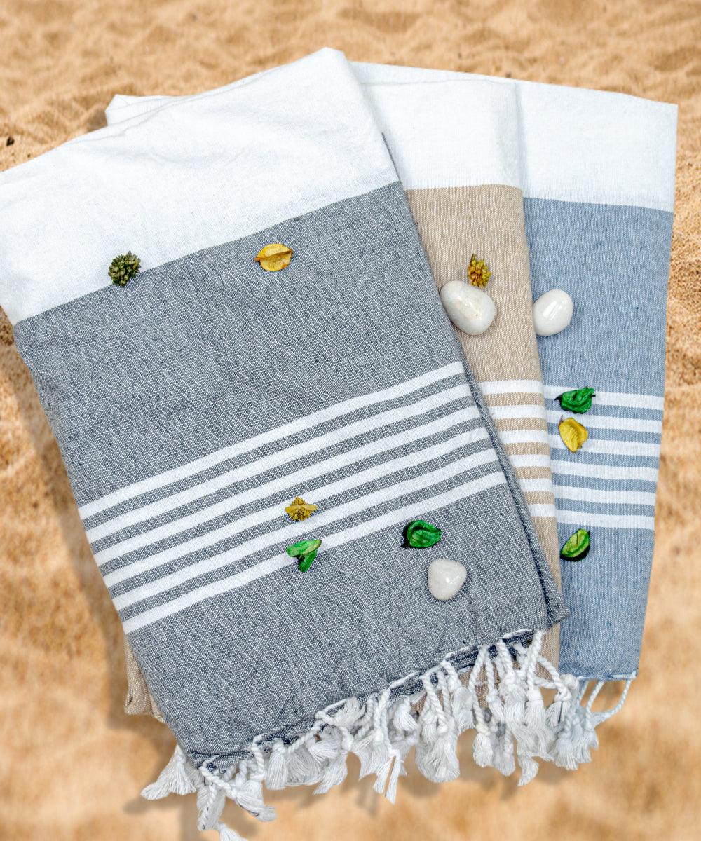 Cotton Bath Towel For Unisex Set of 6, 200 GSM (165L X 85W)