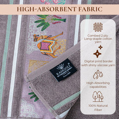 Regal 460 GSM Bath Towels Set Of 2 | Ultra Soft & Highly Absorbent Towels