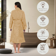 Canningvale  550 GSM Cotton Bathrobe  for Women