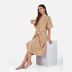 Sakura Women 420 GSM Cotton Bathrobe