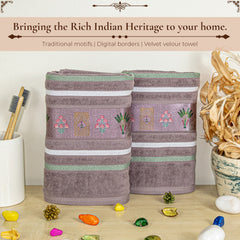 Regal 460 GSM Hand Towel Set Of 2 | Ultra Soft & Highly Absorbent Towels