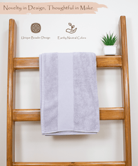 Rangoli Hygra Earthly Egyption Cotton 610 GSM Plush Oversized Bath Sheet (90 x 180 cm)