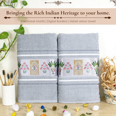 Regal 460 GSM Bath Towels Set Of 2 | Ultra Soft & Highly Absorbent Towels