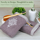 Royal Bamboo 500 GSM Hand Towels | 100% Bamboo, Ultra Soft, Highly Absorbent Eco-Friendly Towels - Rangoli