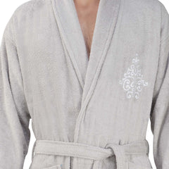 Rangoli Royal Bamboo Bathrobe for Men | Ultra-Soft & Lightweight | 100% Bamboo Fabric | Highly Absorbent, Eco-Friendly & Breathable