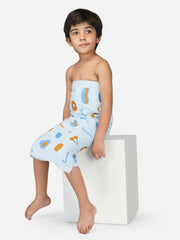 Rangoli 100% Cotton Kids Bath Towel | Skin Friendly Ultra Soft Towels for Girls and Boys - Rangoli