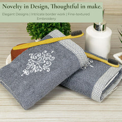 Royal Bamboo 500 GSM Hand Towels | 100% Bamboo, Ultra Soft, Highly Absorbent Eco-Friendly Towels - Rangoli