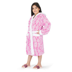 Jacquard Kids Bathrobe 400 GSM - Rangoli