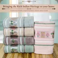 Regal 460 GSM Hand Towel Set Of 5 | Ultra Soft & Highly Absorbent Towels