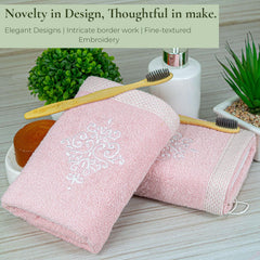 Royal Bamboo 500 GSM Hand Towels | 100% Bamboo, Ultra Soft, Highly Absorbent Eco-Friendly Towels - Rangoli