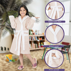 Rangoli Noble Kids Cotton Bathrobes 400 GSM for Girls and Boys