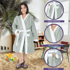 Rangoli Noble Kids Cotton Bathrobes 400 GSM for Girls and Boys